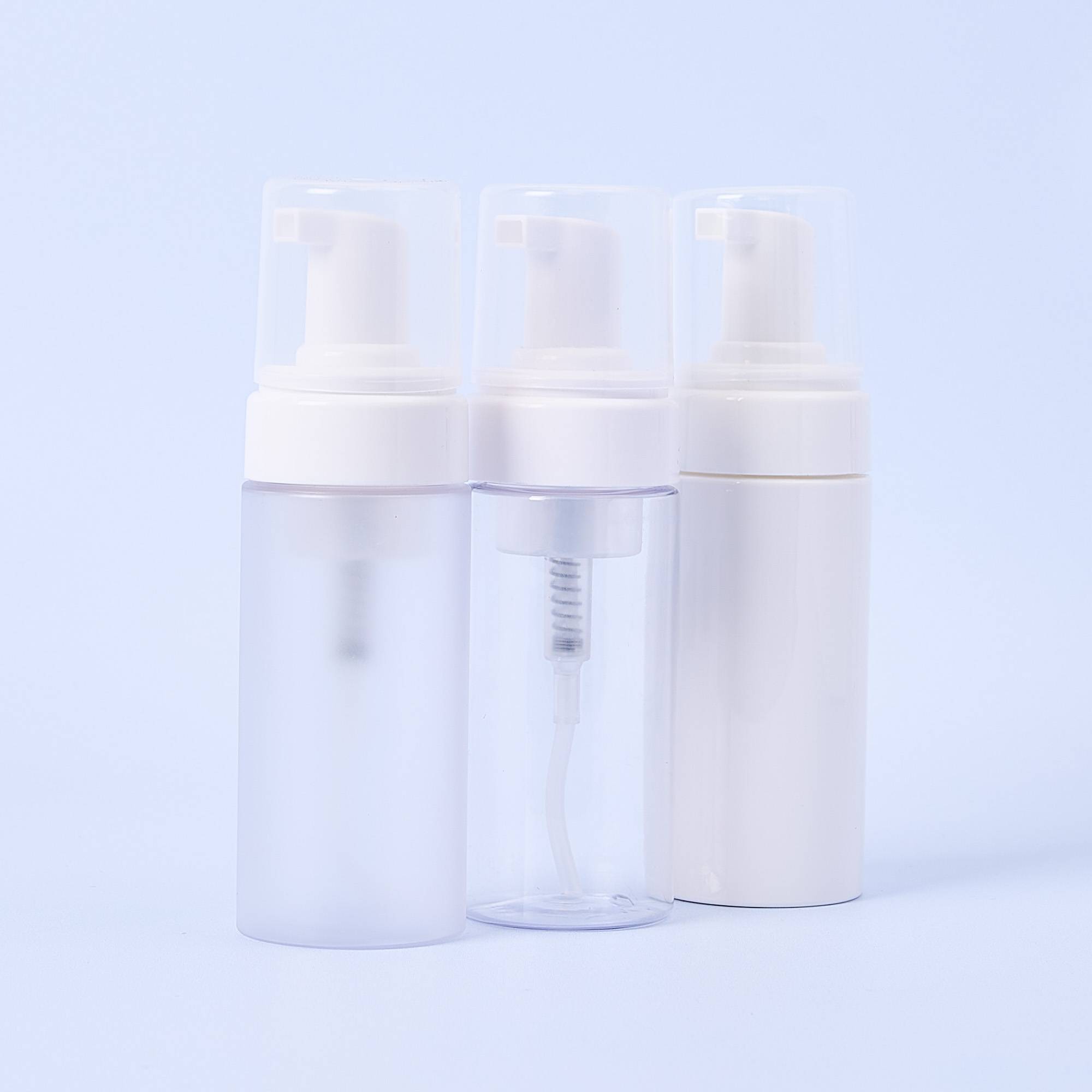 10090 120ml PET Bottles With White Foam Pumps