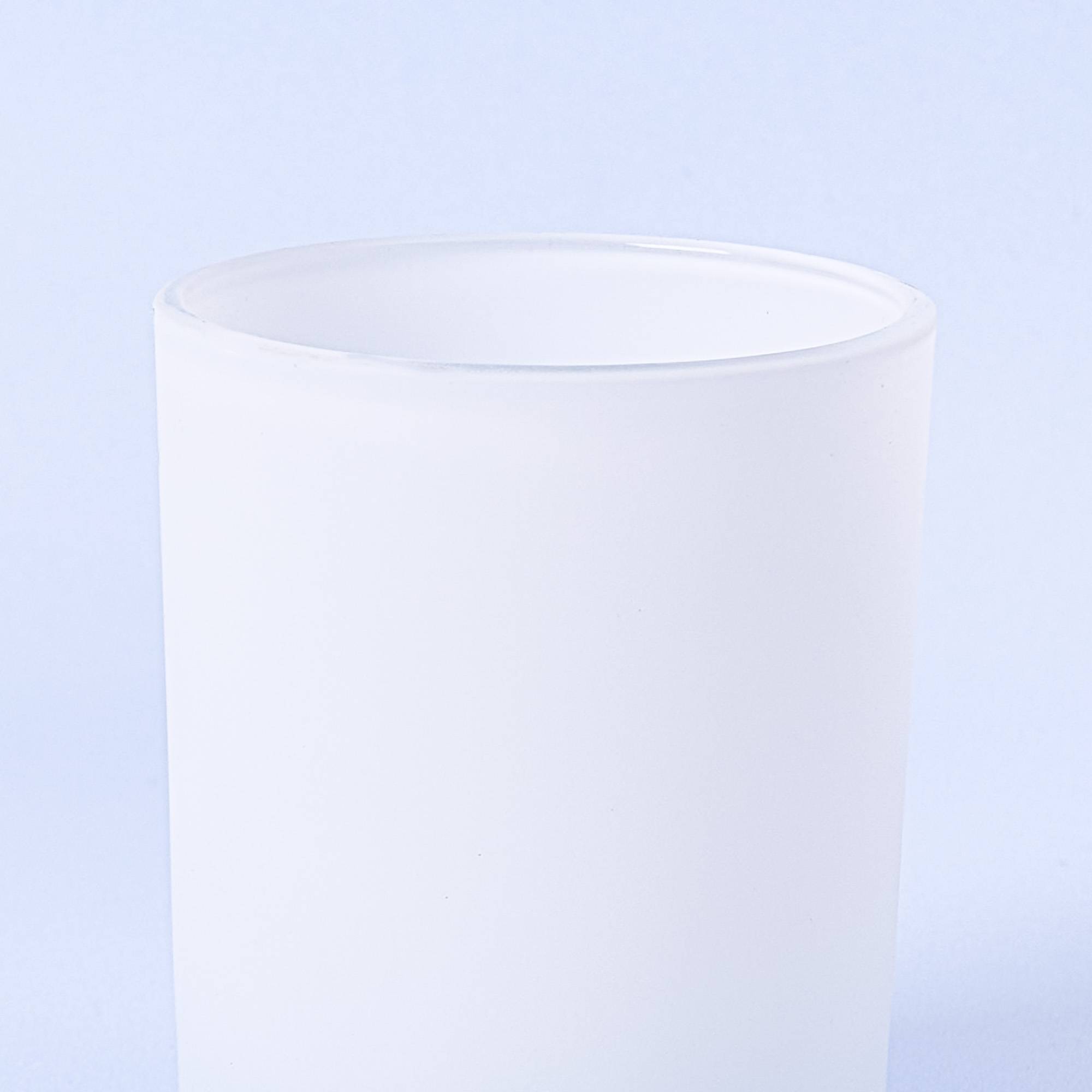 10268 30cl Matte White Candle Glass - Box of 6