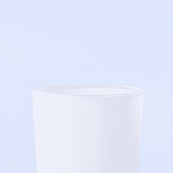 10292 9cl Matte White Candle Glass - Box of 6