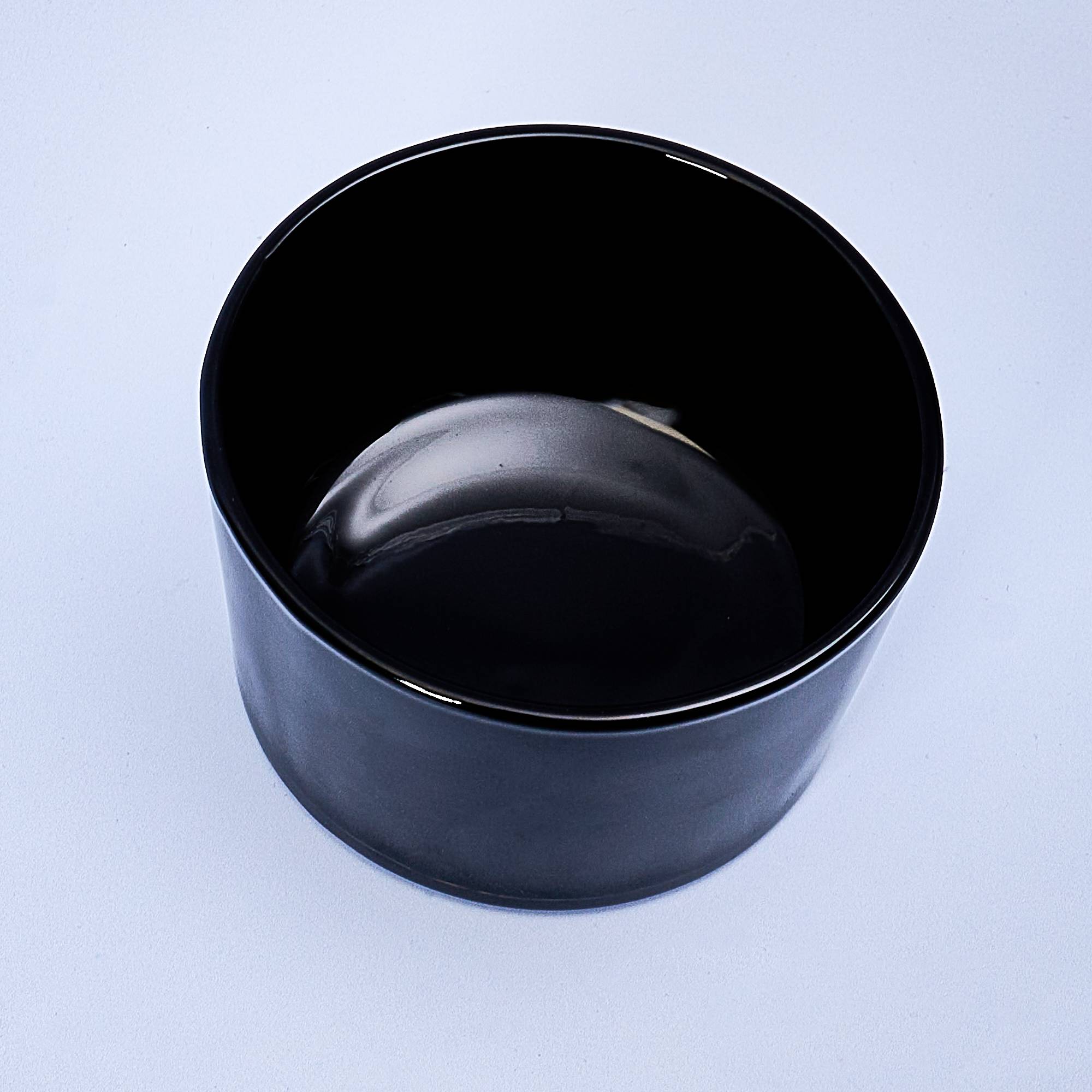 10990 55cl Gloss Black Candle Glass - Box of 6