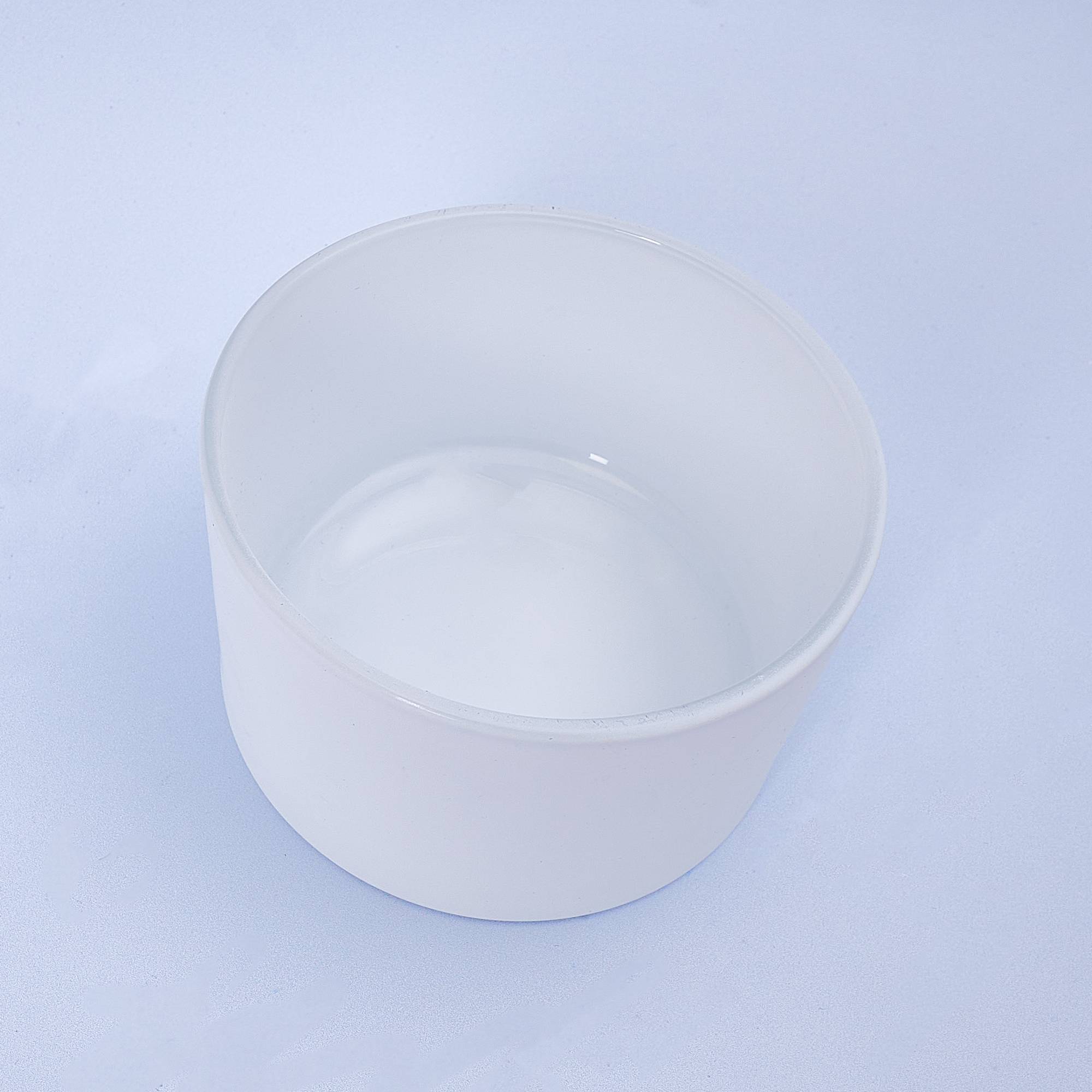 11012 55cl Matte White Candle Glass - Box of 6
