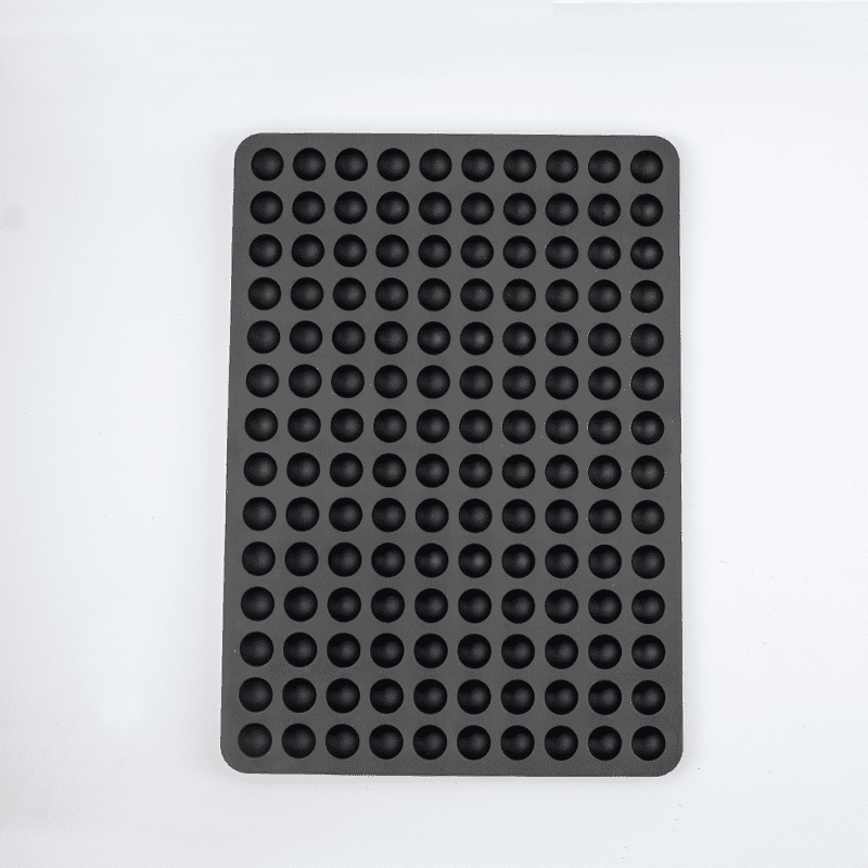 11283 Tray Mould 140 Medium Semicircles (2cm) - Black
