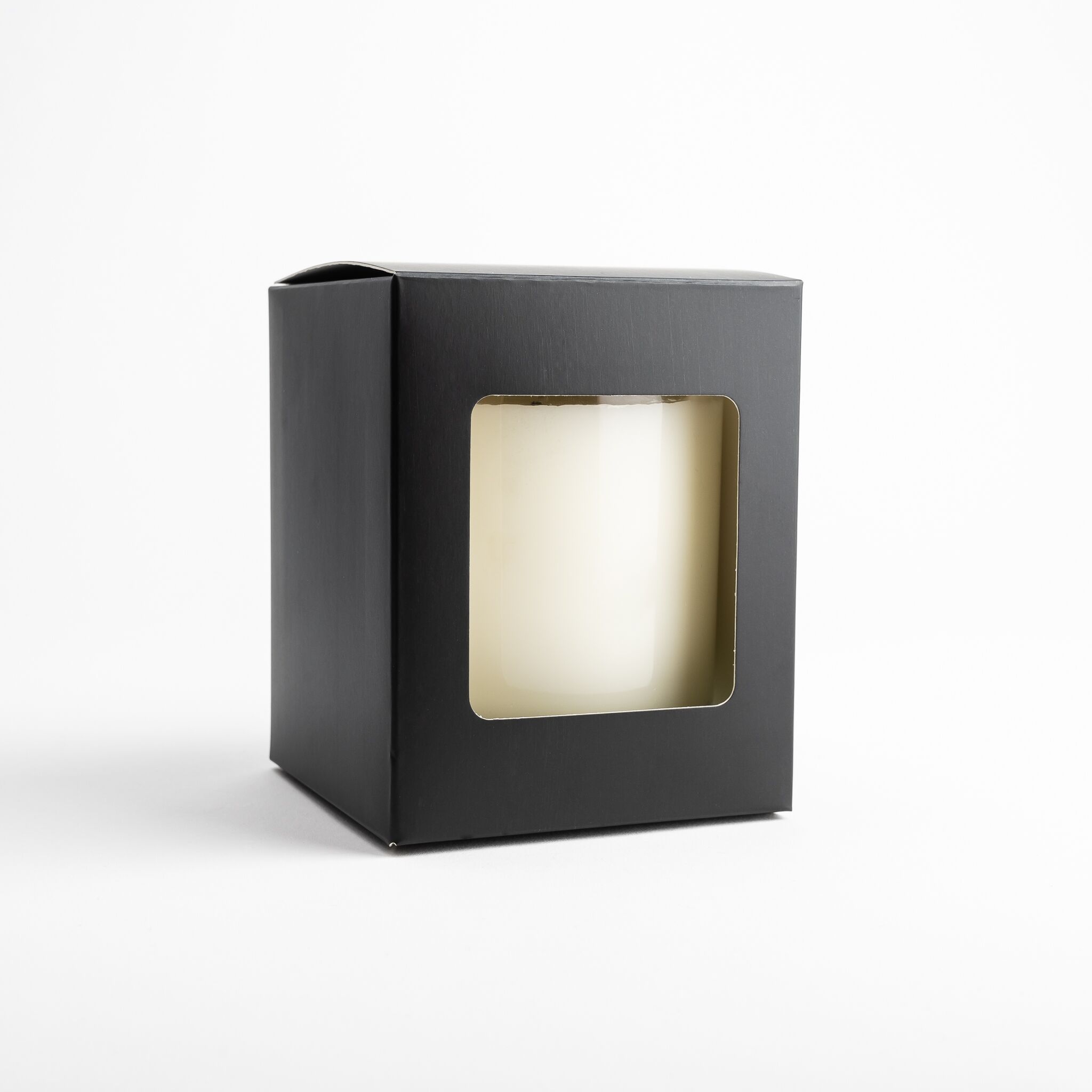 2787 30cl Black Candle Box With Window