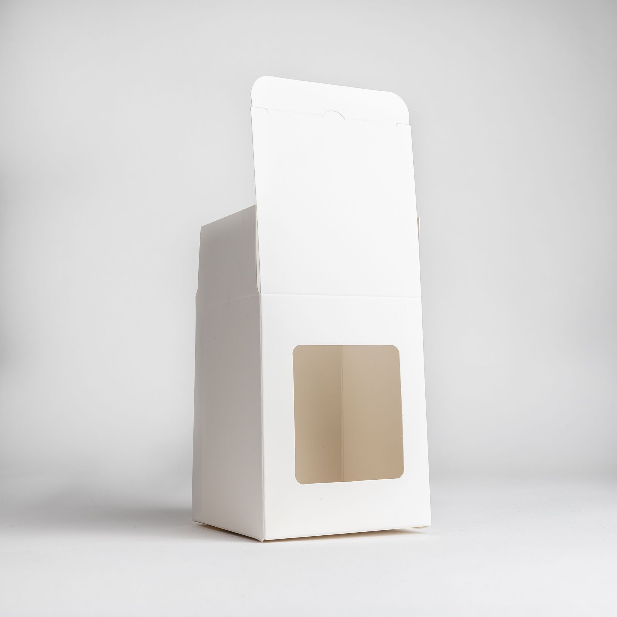 2868 30cl White Candle Box With Window
