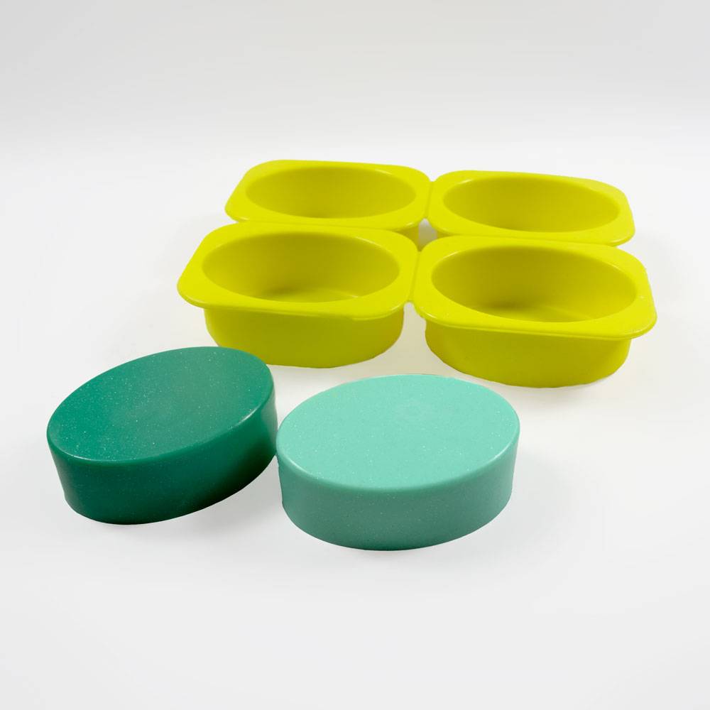 7195 Oval Mould, Silicone, Set Of 4