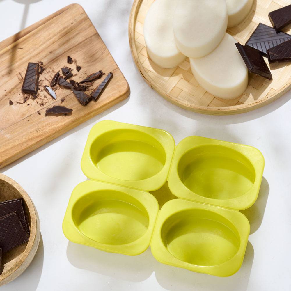 7981 Oval Mould, Silicone, Set Of 4