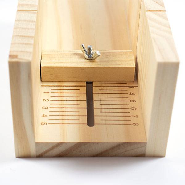 8980 Wooden Soap Cutter & Blade, Melt & Pour - Size Guide