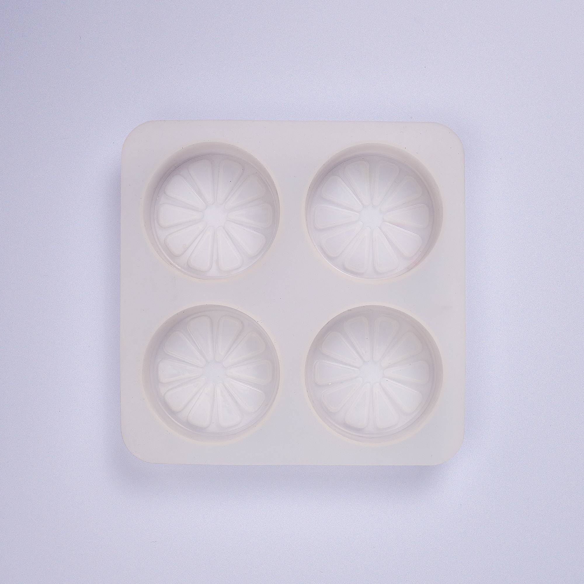 9040 Citrus Mould, Silicone, Set of 4
