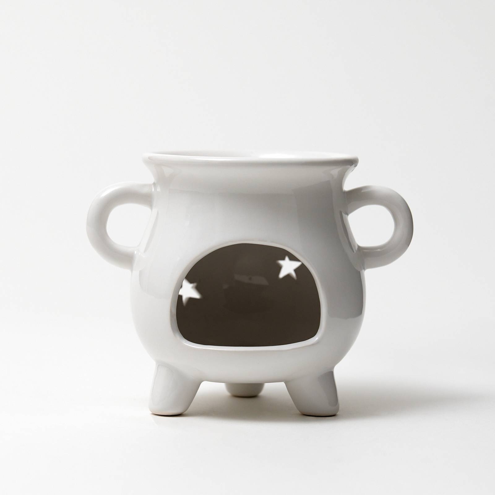 12512 Cauldron Ceramic Burner - White