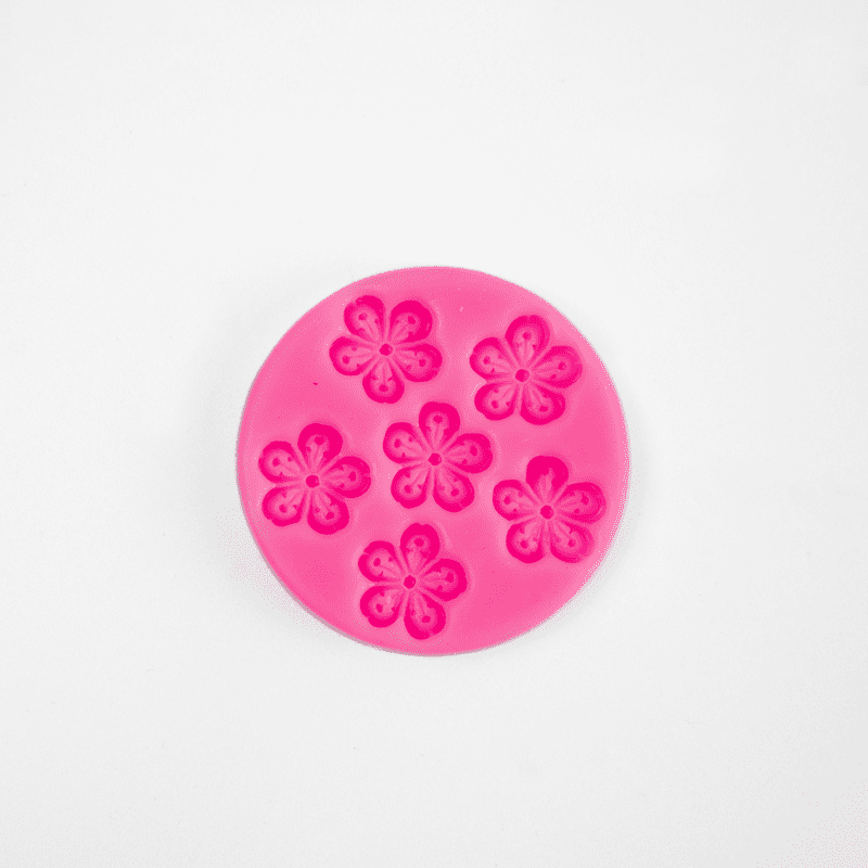 12036 Blossom Flower Silicone Circle Mould